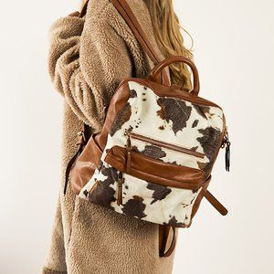 Jen & Co | Bags | Amelia Cow Print Aztec Cheetah Convertible 